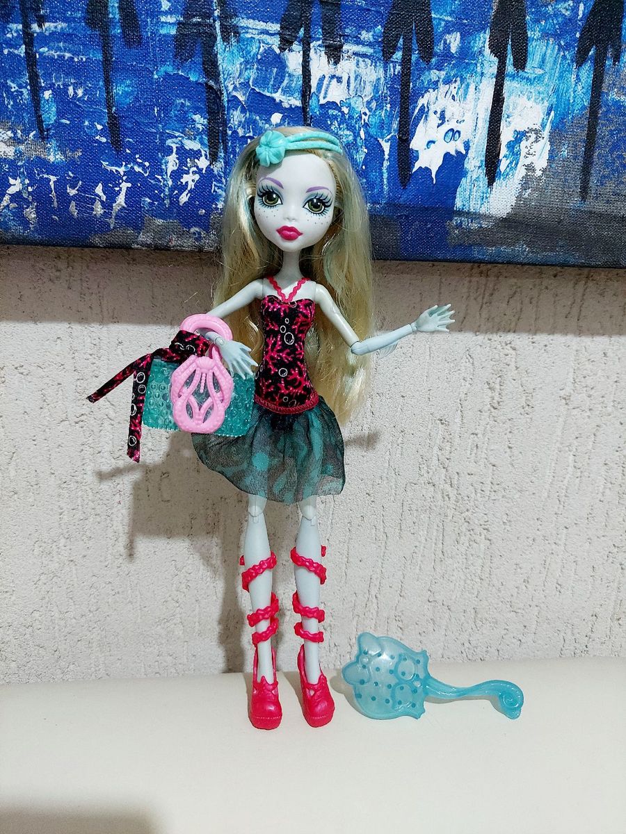 Monster High Lagoona Blue Boneca (Dance Class) Brinquedo Antiga Rara  Colecionável