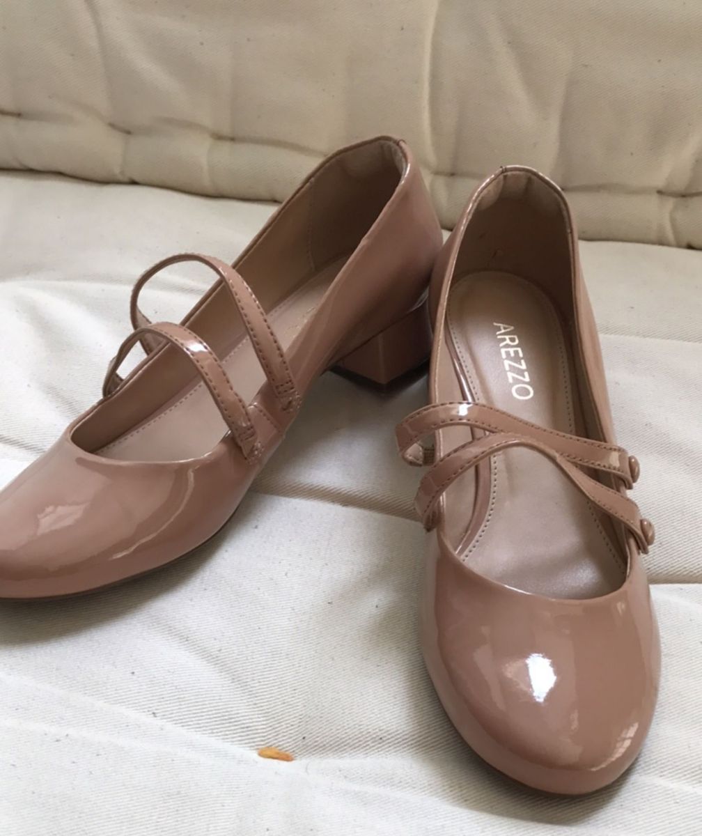 sapato nude arezzo