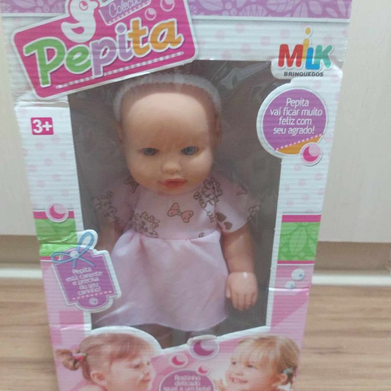 Boneca Pepita Milk Sons de Bebê - RioMar Fortaleza Online