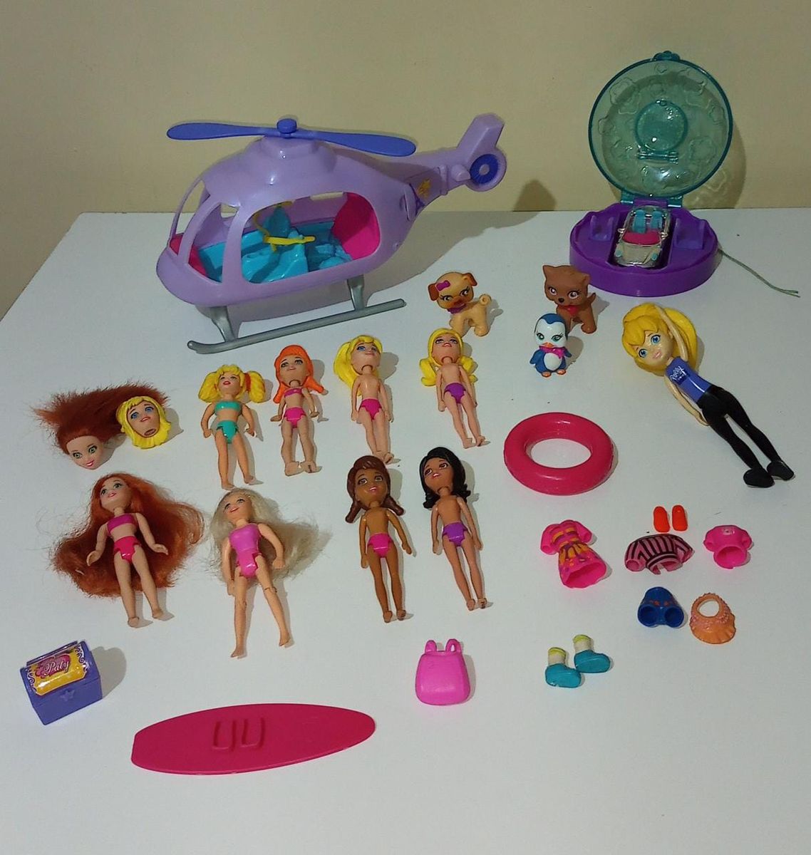 Boneca Polly Pocket Helicóptero de Aventura Mattel - Blanc Toys -  Felicidade em brinquedos