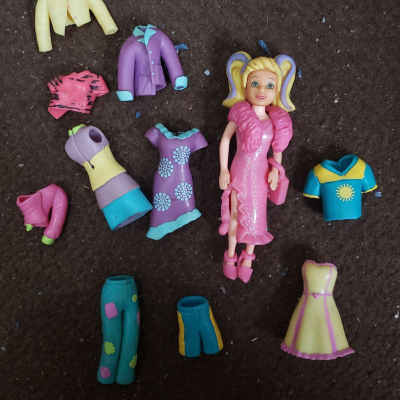 Boneca Polly Que Muda de Roupa Fácil, Brinquedo Polly Pocket Usado  81362020