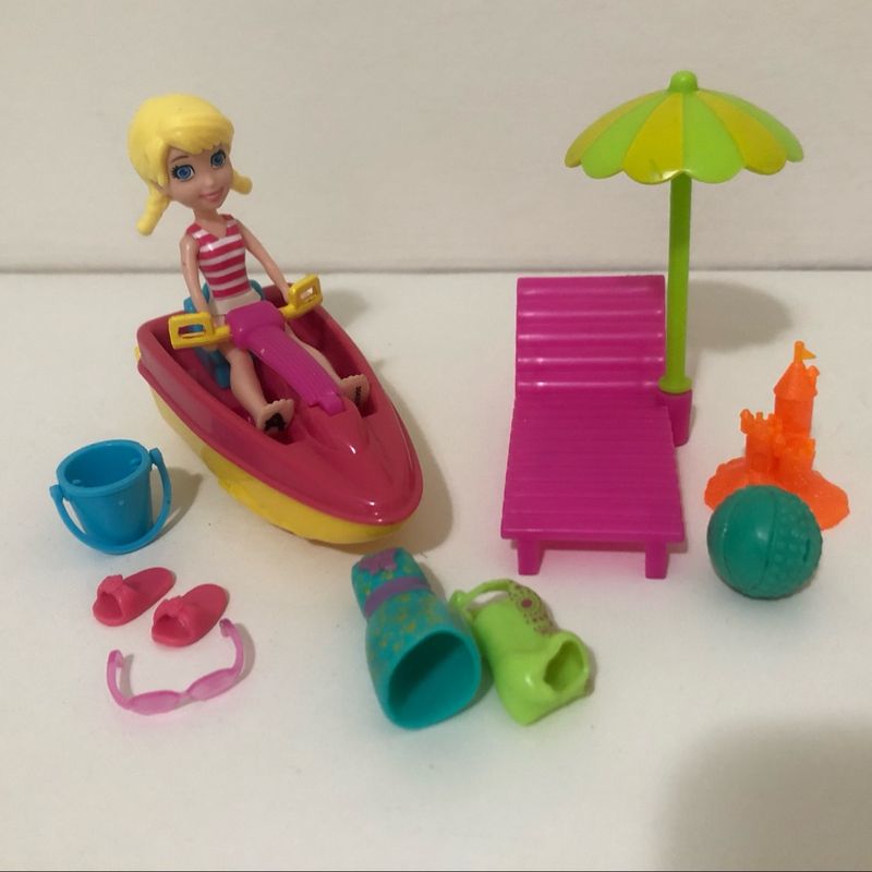 Boneca Polly Pocket Veículos Tropicais - Mattel - A sua Loja de