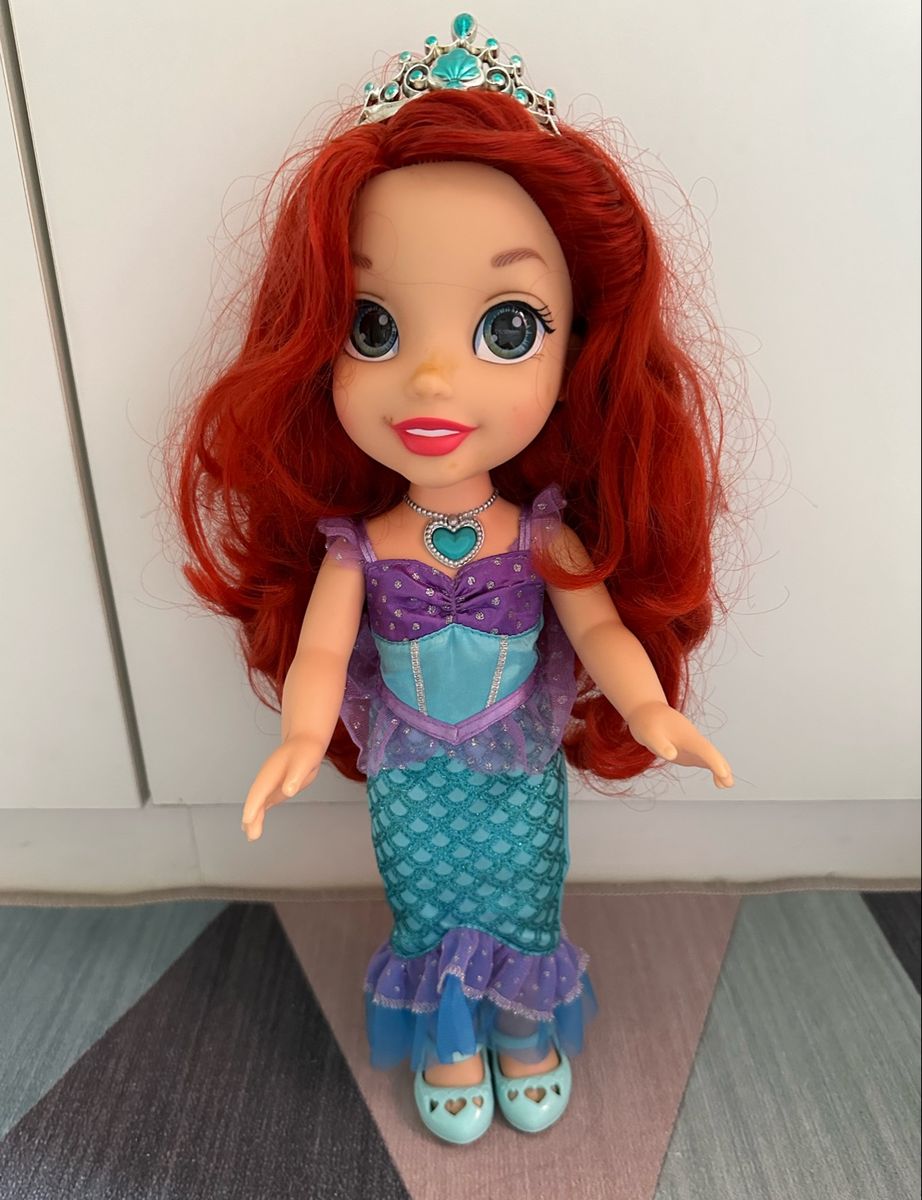 Boneca Princesa Ariel Disney Store Brinquedo Disney Store Nunca Usado Enjoei