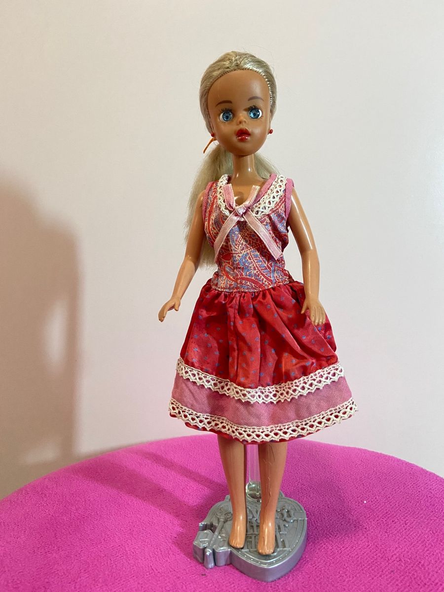 Roupa Original Barbie Moda Em Dobro - Estrela - Antiga -1988 - R$ 85,90