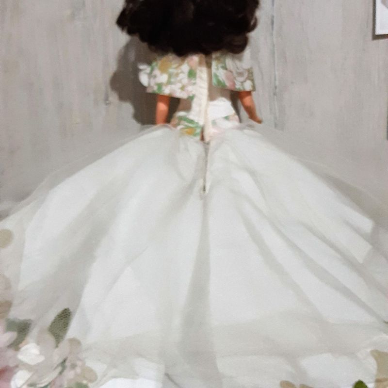 Como fazer vestido de noiva sem costura para Barbie e outras bonecas!