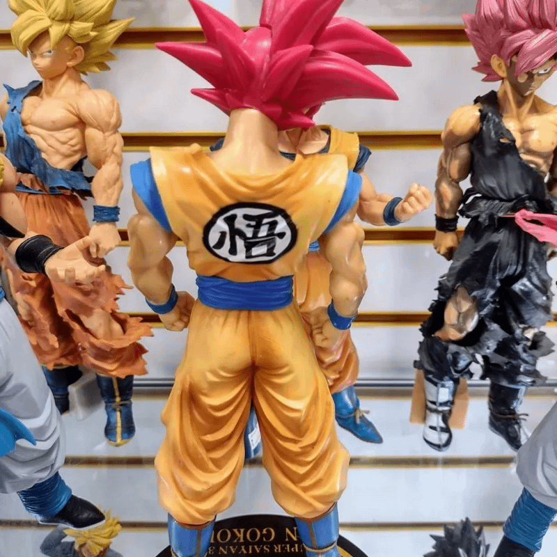 Boneco Coleção Dragon Ball Goku Super Saiyajin Deus