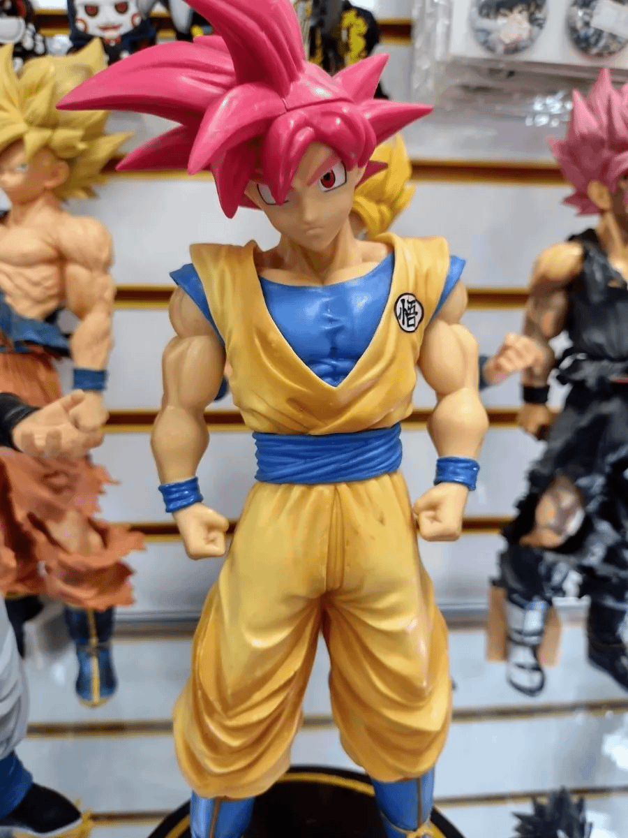 Boneco Action Figure Dragon Ball Super Son Goku Super Saiyajin Deus