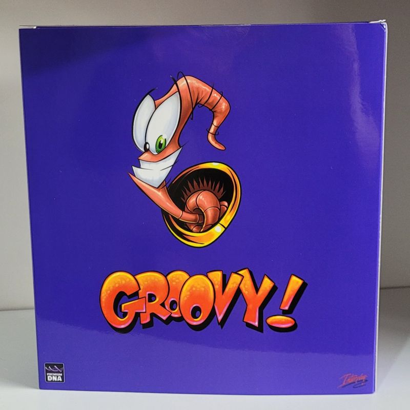 Boneco Action Figure Earthworm Jim Lacrado Premium Dna | Pdna