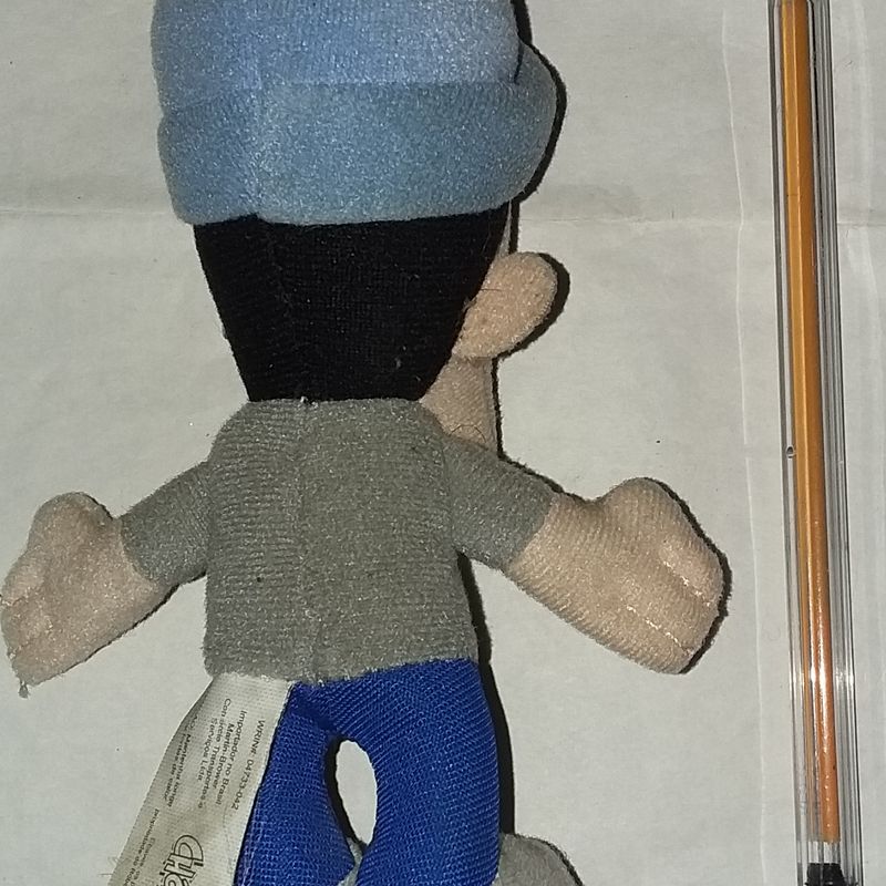 Antigo boneco Seu Madruga do desenho animado Chaves. Po