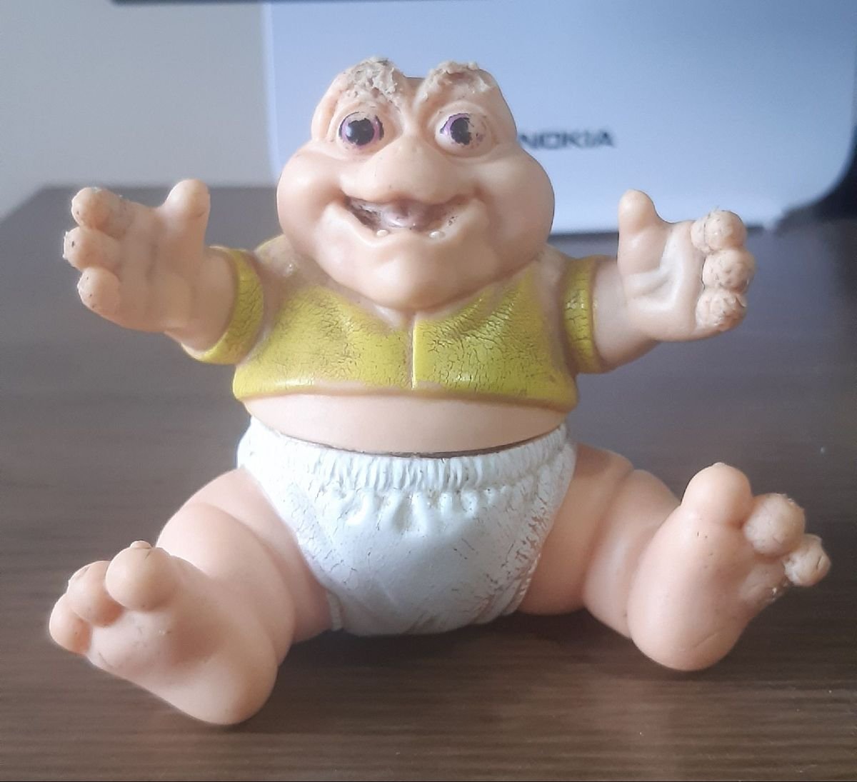 Boneco Antigo Baby Família Dinossauro - No Estado