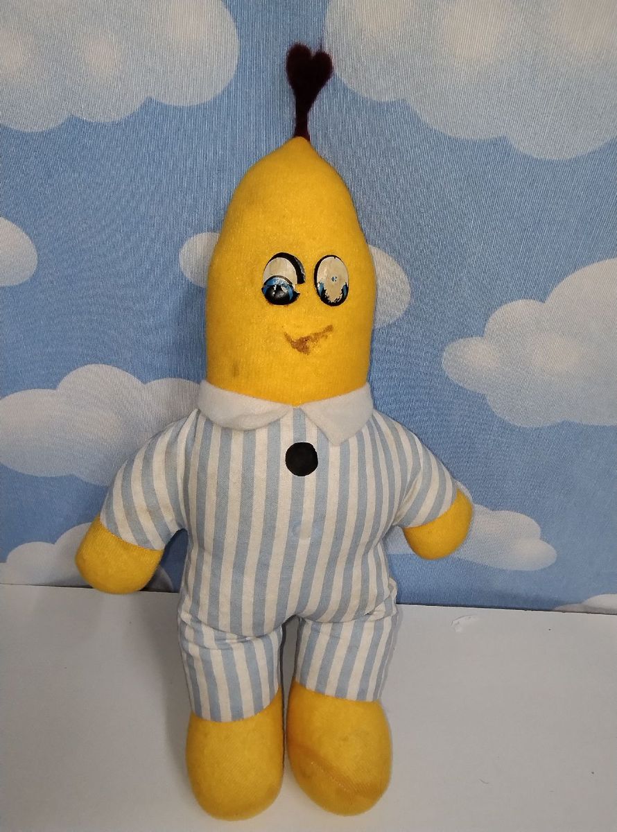Boneco Banana de Pijama Antigo Pelúcia | Brinquedo Usado 106044039 | enjoei