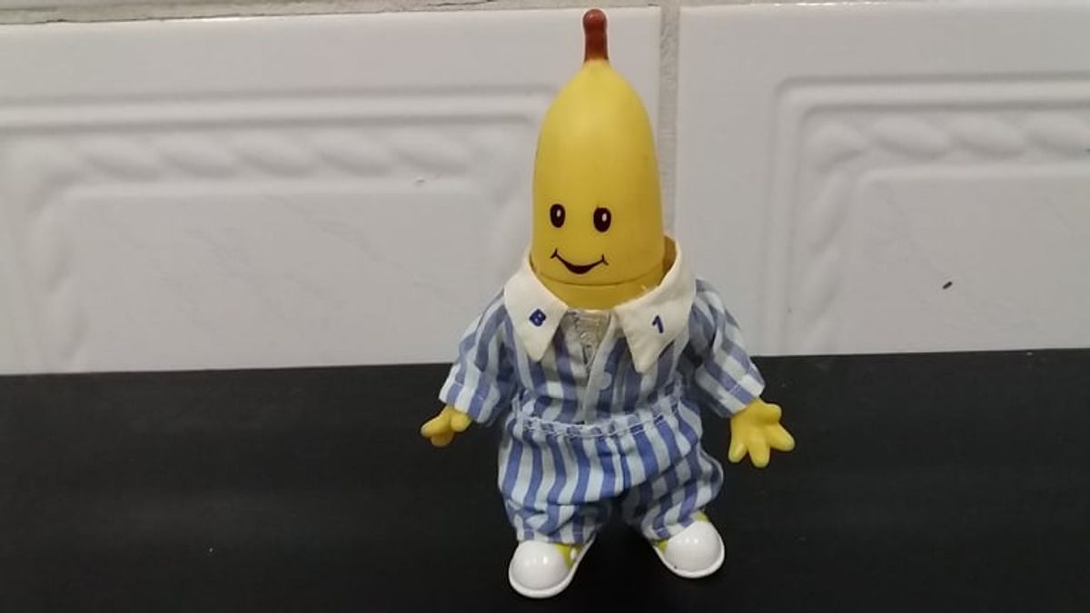 Boneco Banana de Pijama Original (valor 59 Reais) Brinquedo Usado