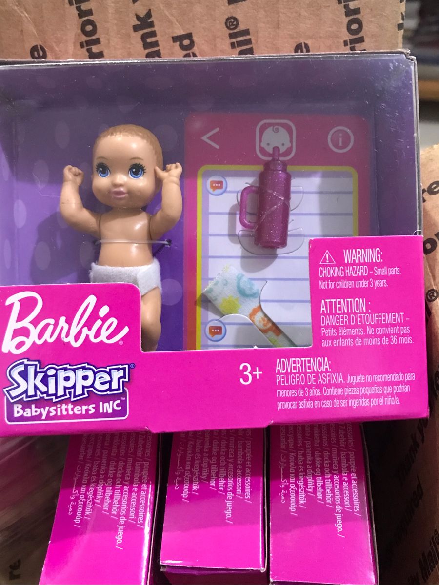 Boneco Bebe Barbie Skipper Loiro Escuro Brinquedo Barbie Nunca Usado Enjoei