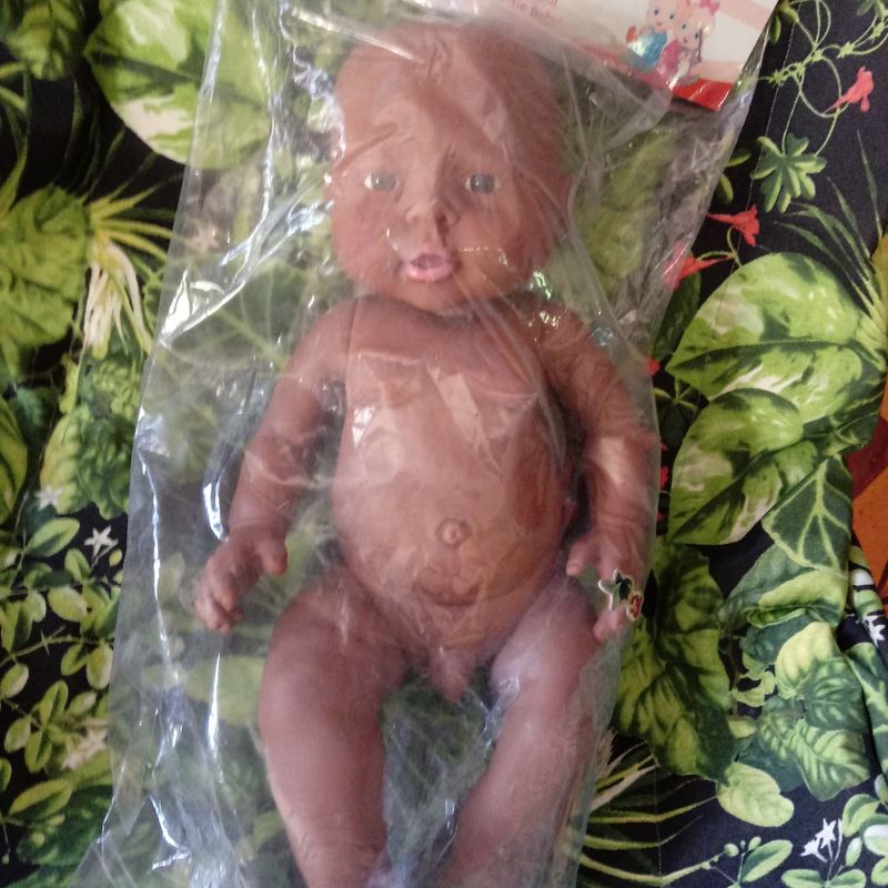 Boneca Bebê Reborn Negra Realista | Brinquedo Usado 83739407 | enjoei