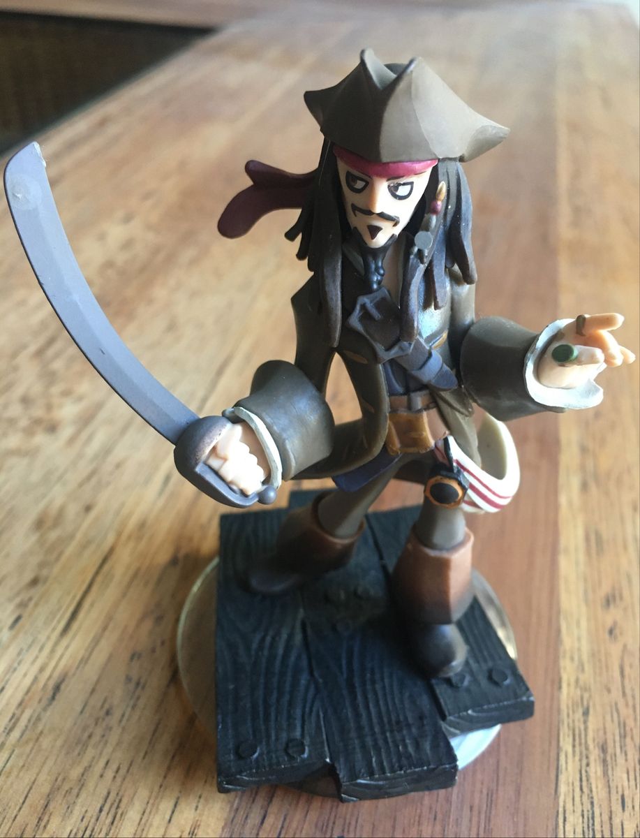 Disney Infinity Jack Sparrow Johnny Depp Acessório p/ Videogame