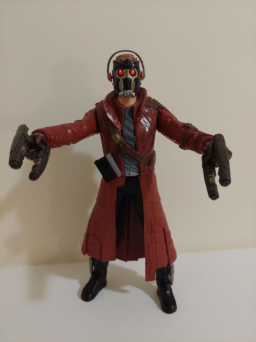 Boneco Marvel Star Lord Senhor das estrelas, Guardiões da Galaxia, Marca  Hasbro 30 Cm - Original