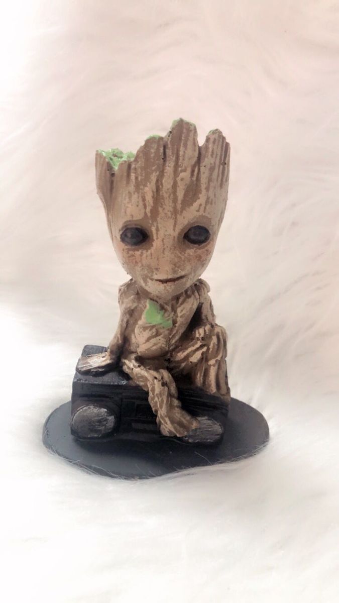 Boneco em Resina Grooth | Filme e Série Geekcr Nunca Usado 86715803 ...