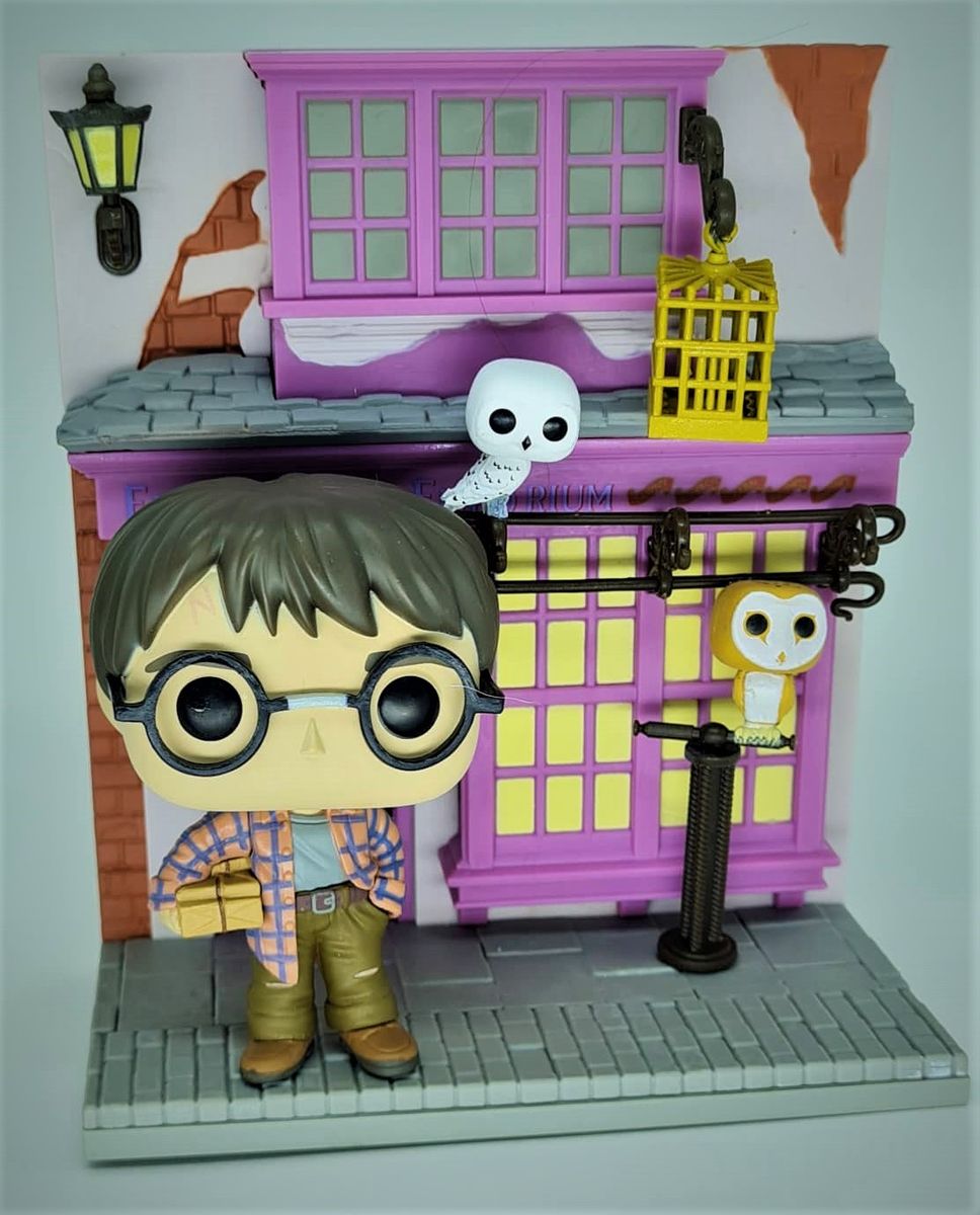 Boneco Funko Pop Harry Potter With Eeylops Owl Emporium 140 Edição