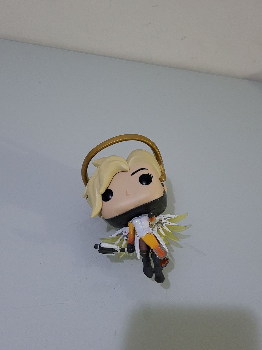 Boneco Funko Pop Mercy Overwatch 12cm Original | Brinquedo Funko Usado ...
