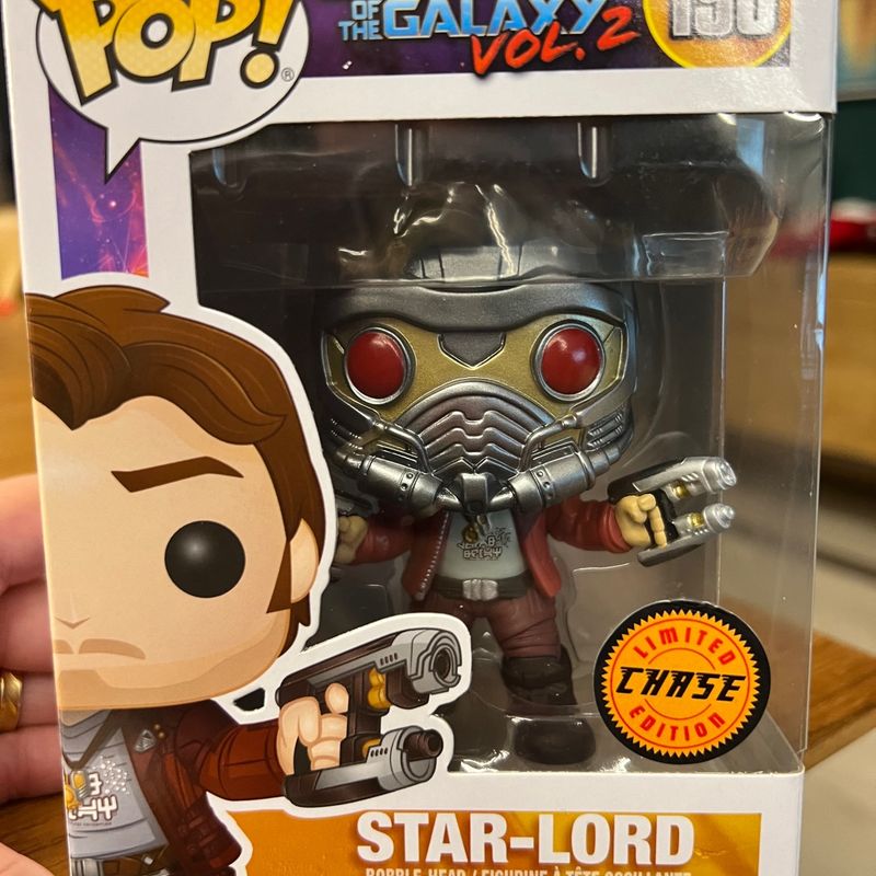 Boneco Funko Pop Novo Na Caixa Original Starlord Senhor Das Estrelas  Peter Quill Guardiões da G Brinquedo Funko Pop Nunca Usado 93928493