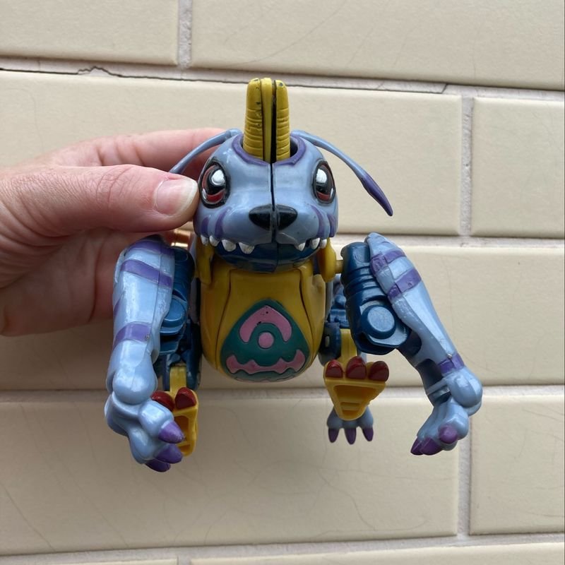 Boneco Digimon, Metal-garurumon Original Bandai Digivolving