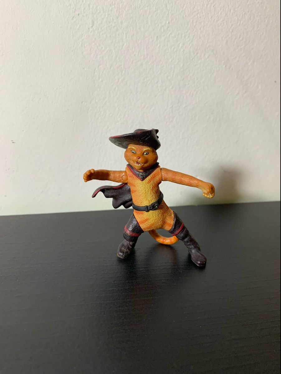 Boneco Gato de Botas Articulado | Brinquedo Usado 81575970 | enjoei
