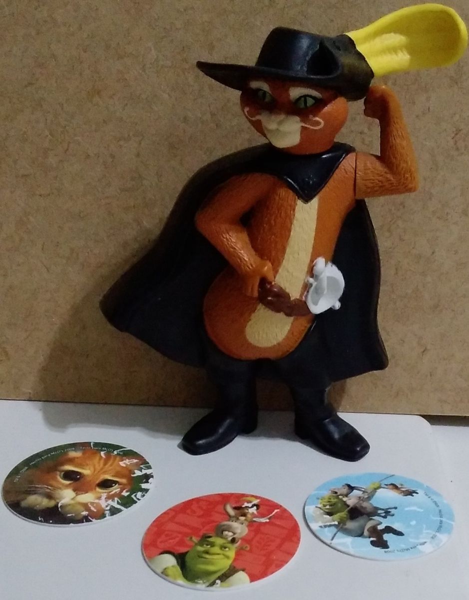 Boneco Gato de Botas-shrek Coleção Mcdonald's | Brinquedo para Bebês ...