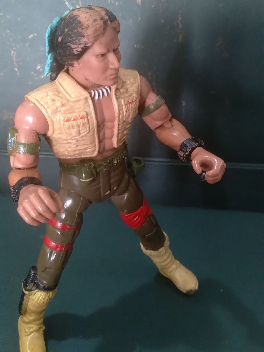 Boneco Índio Apache do Rambo Raro | Produto Vintage e Retro Glaslite ...