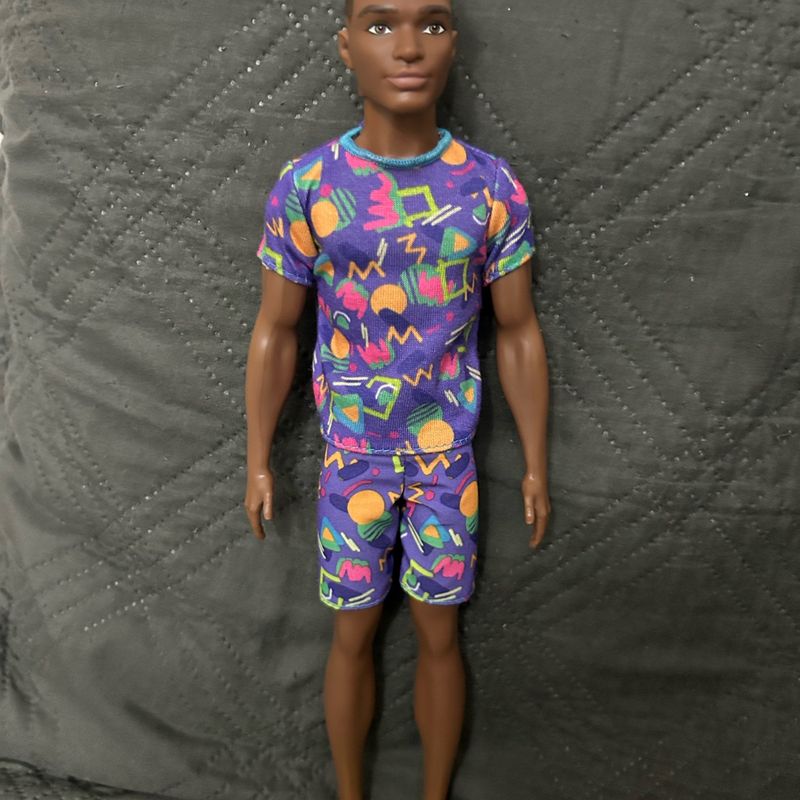 Boneco Ken Negro Fashionista 162 Original Barbie Mattel 30cm Brinquedo  Barbie Nunca Usado 111080183 enjoei