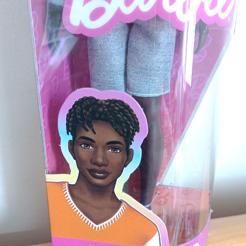 Boneco Ken Negro Fashionista Nova Embalagem #203 Mattel