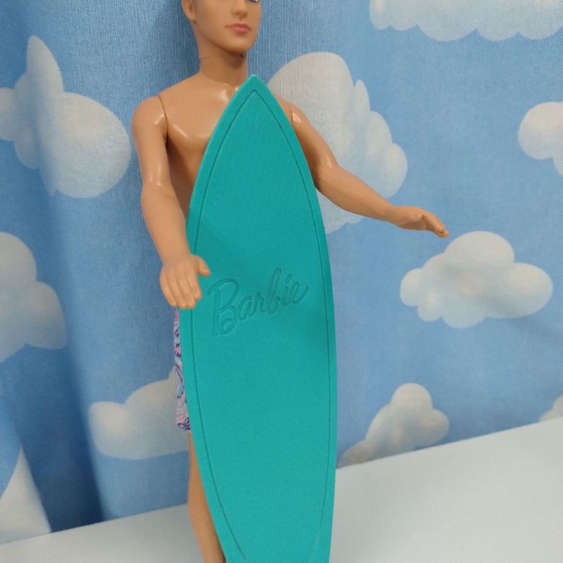 Boneco Ken Dia De Surf Com Pet Malibu Barbie - Mattel