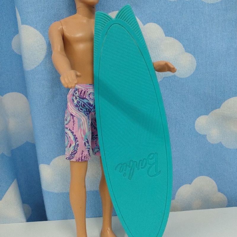 Boneco Ken Dia De Surf Com Pet Malibu Barbie - Mattel