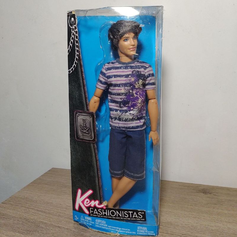 Blue Shirt Ken Fashionista 2013 Boneco Ken Ryan Fashionistas 2013