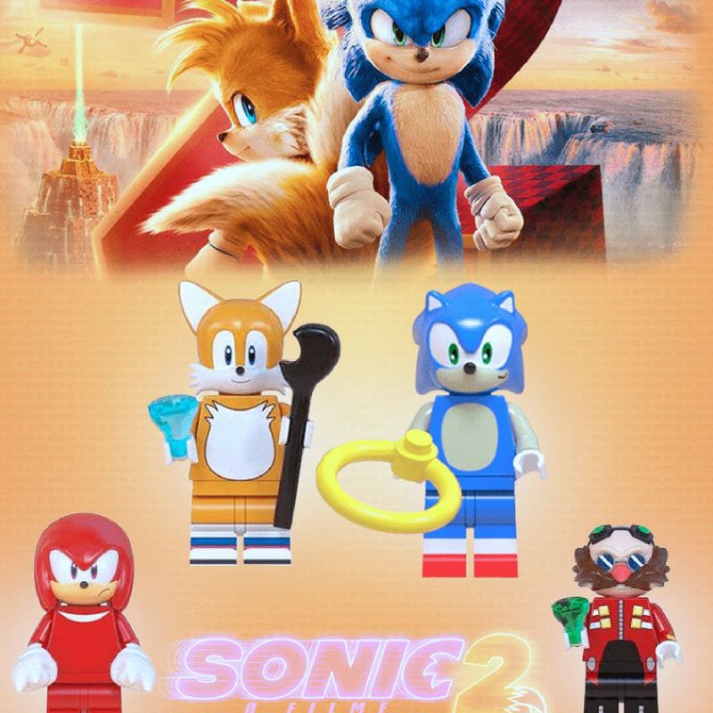 Boneco Sonic De Lego