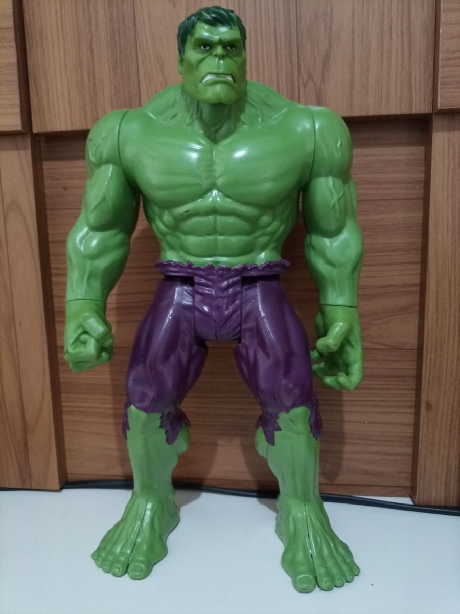 Boneco Marvel Hulk Original | Brinquedo Hasbro Usado 76017845 | enjoei