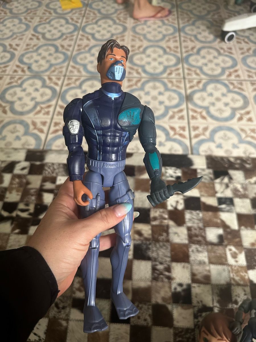 Boneco Max Steel- Aqua Tech Max- Mattel- 2009 Max Steel Usado