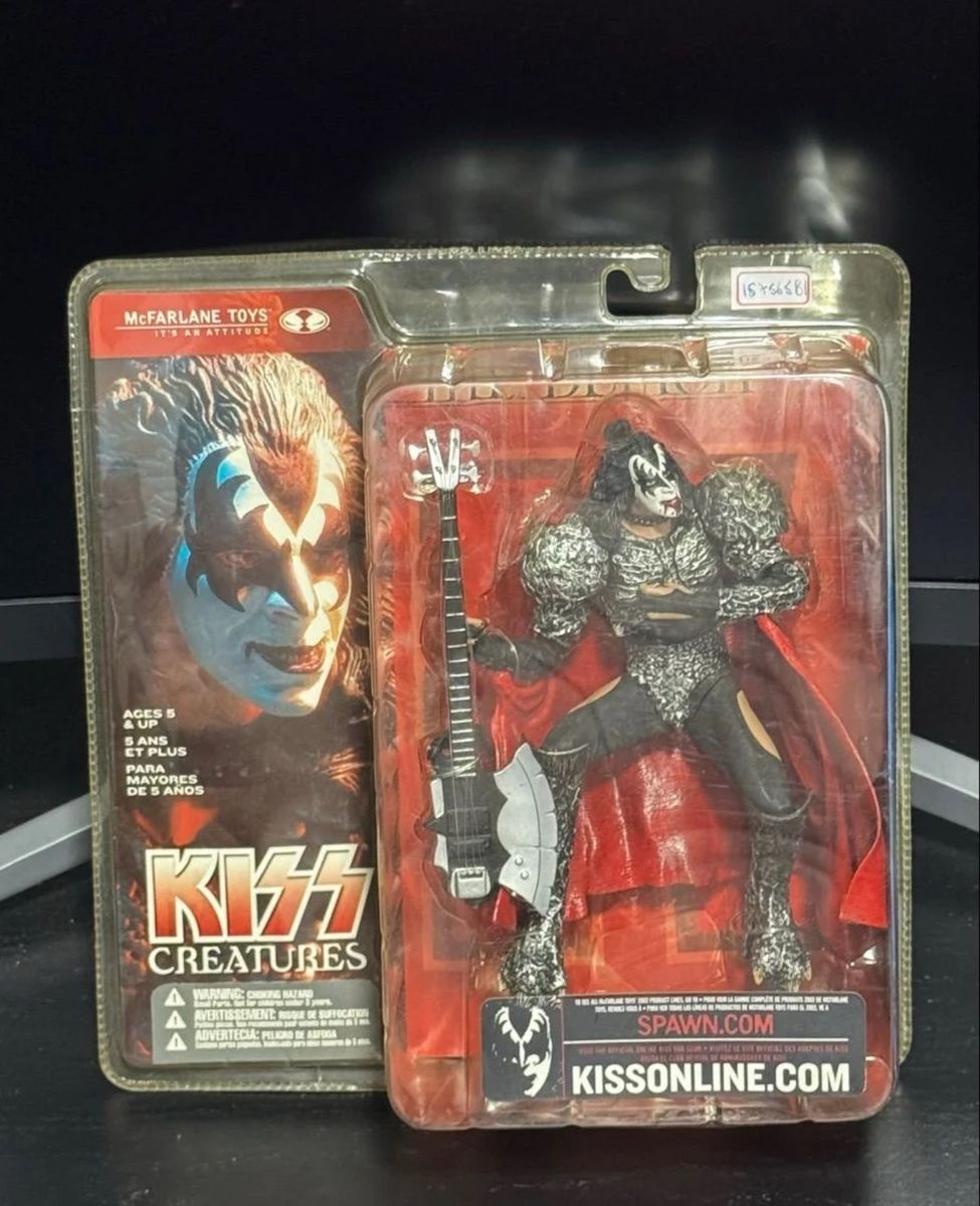 Boneco Miniatura Anos 2000 Kiss Raro The Demon Gene Simmons Action ...