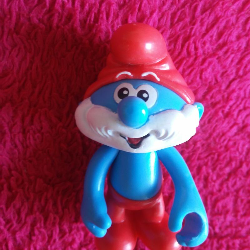 Boneco Papai Smurf Grande, Playtoy Brinquedos