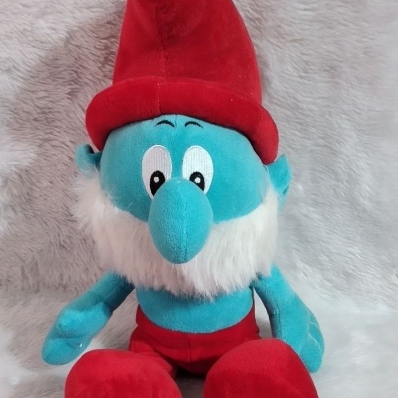 Boneco Papai Smurf Grande, Playtoy Brinquedos