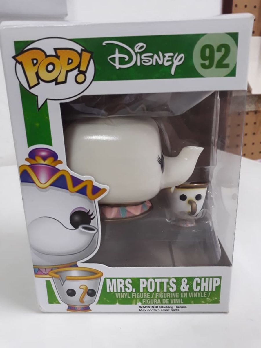 Boneco Pop Beauty And The Beast Mrs. Potts & Chip | Filme e Série Funko ...