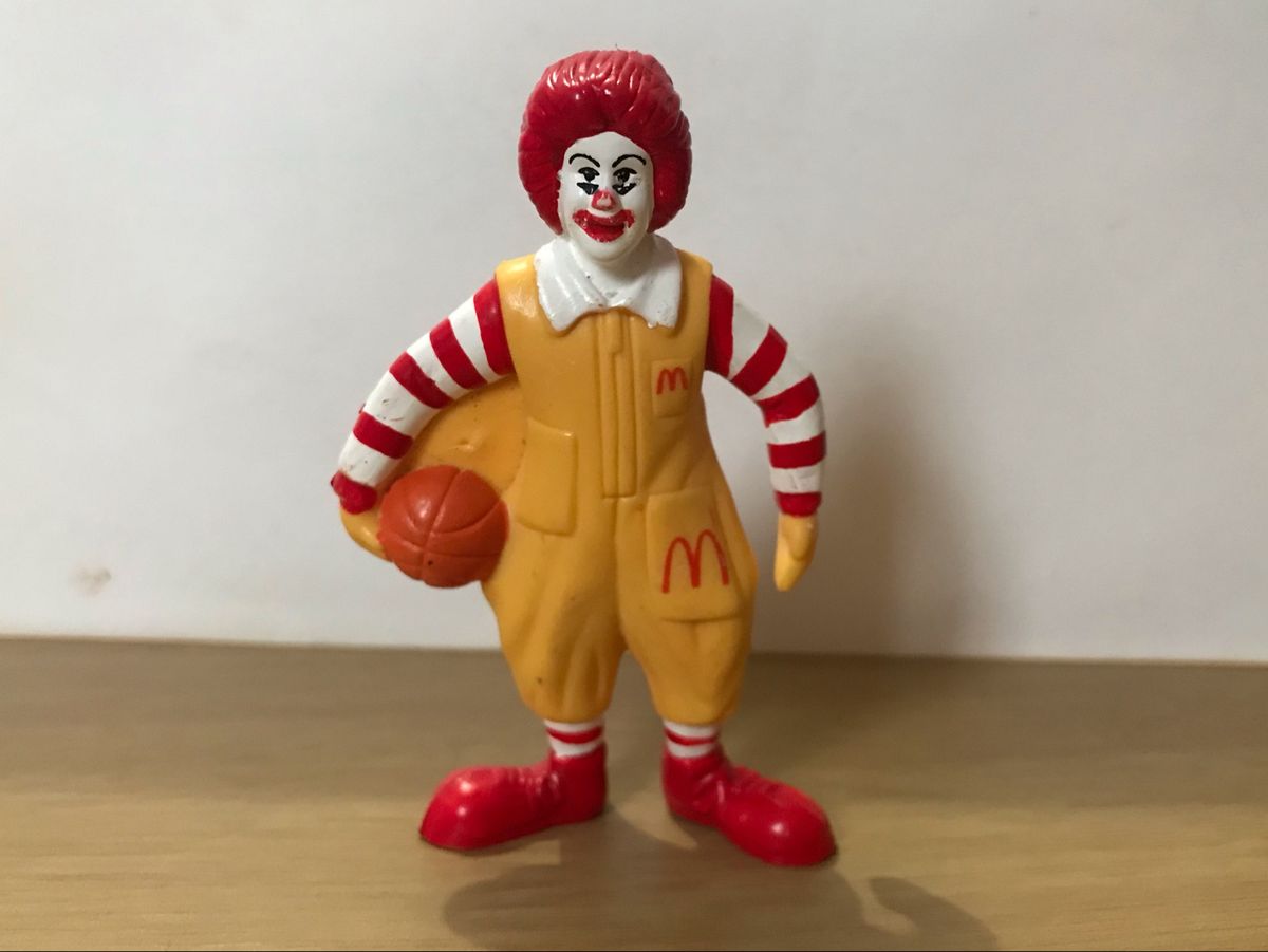 Boneco Ronald Mcdonald Antigo Anos 90 Mcdonalds | Brinquedo Mcdonalds ...