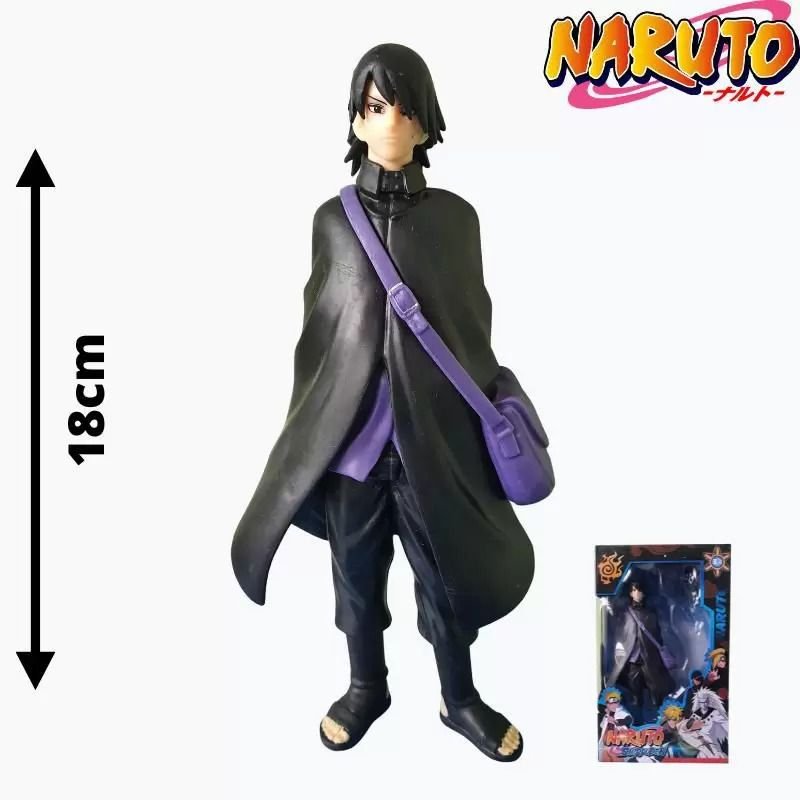 30 Figurinhas Anime Naruto Sasuke Uchiha Akatsuki 8cm