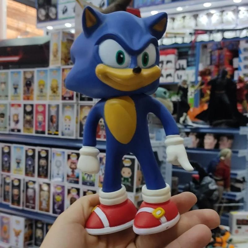 Promoção Boneco Do Sonic Grande Articulado Na Caixa Original