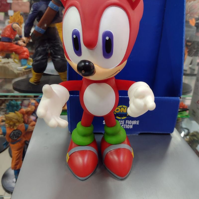 Boneco Sonic World Sonic Vermelho 20,5cm, Brinquedo Sega Nunca Usado  86124331