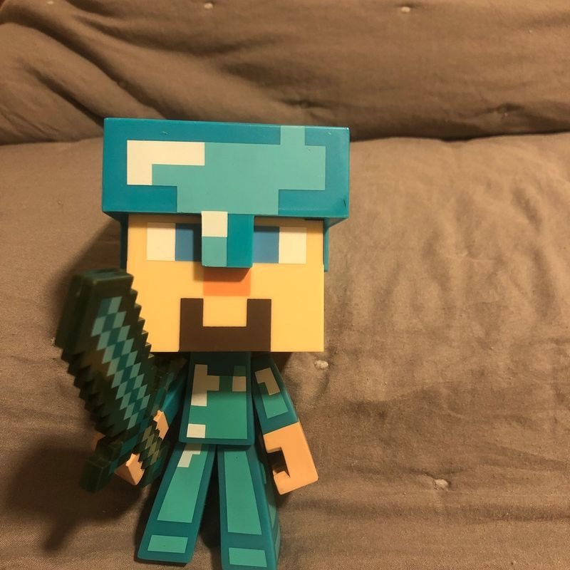 Boneco do steve minecraft