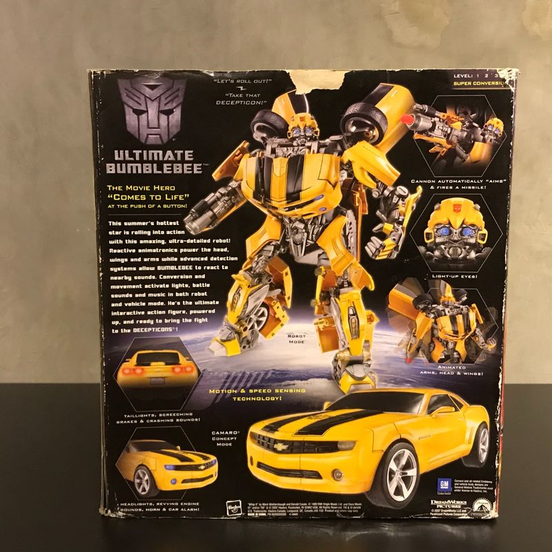 Boneco Transformers Ultimate Bumblebee - Hasbro 2008, Brinquedo Hasbro  Usado 77380918