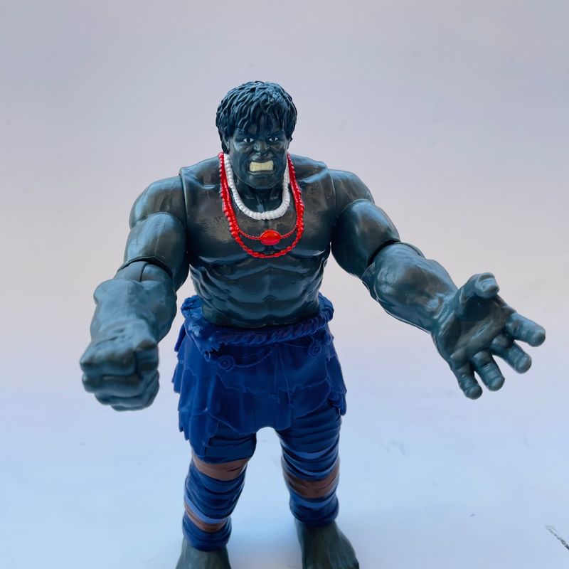 Blue hulk 2024 action figure