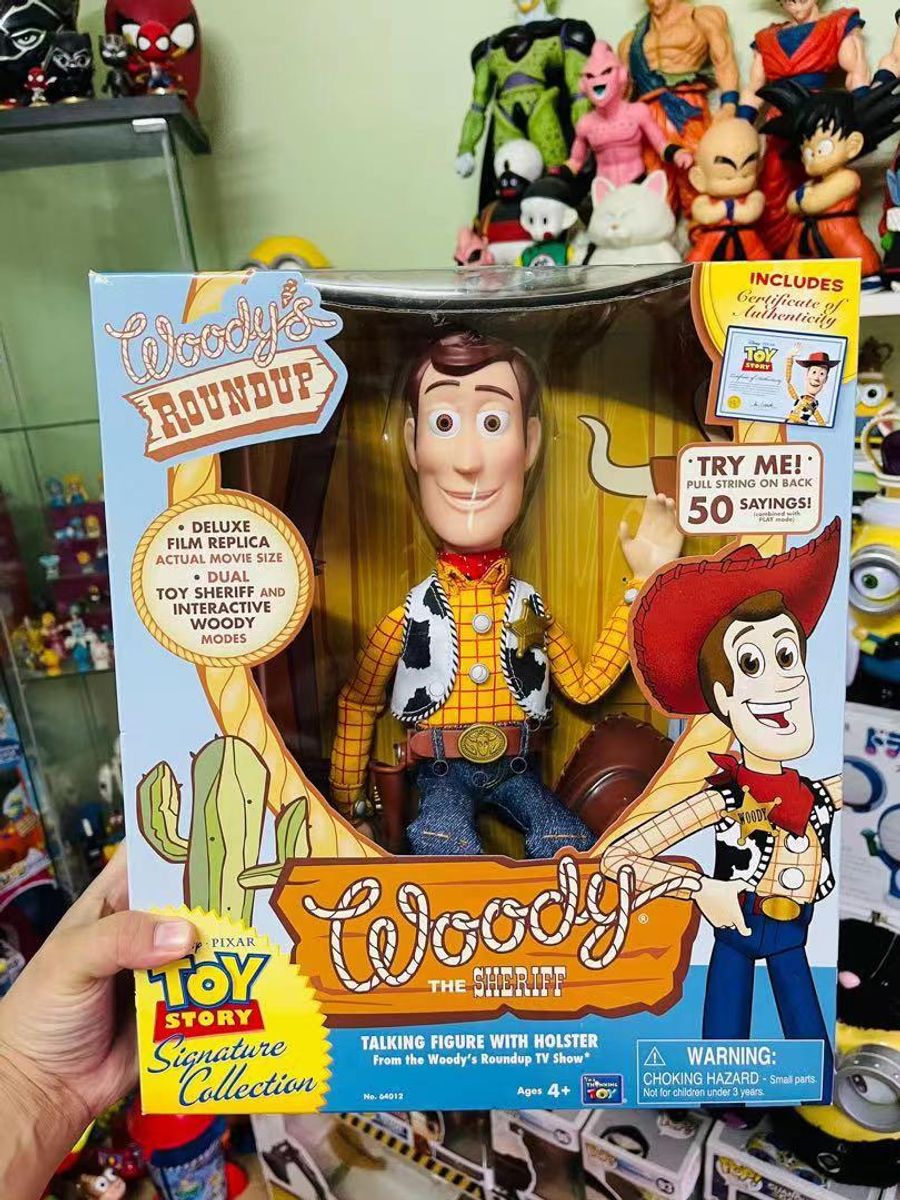 Boneco Woody Toy Story Fala Frases Tamanho Real Disney Brinquedos Brinquedo Toy Story Nunca