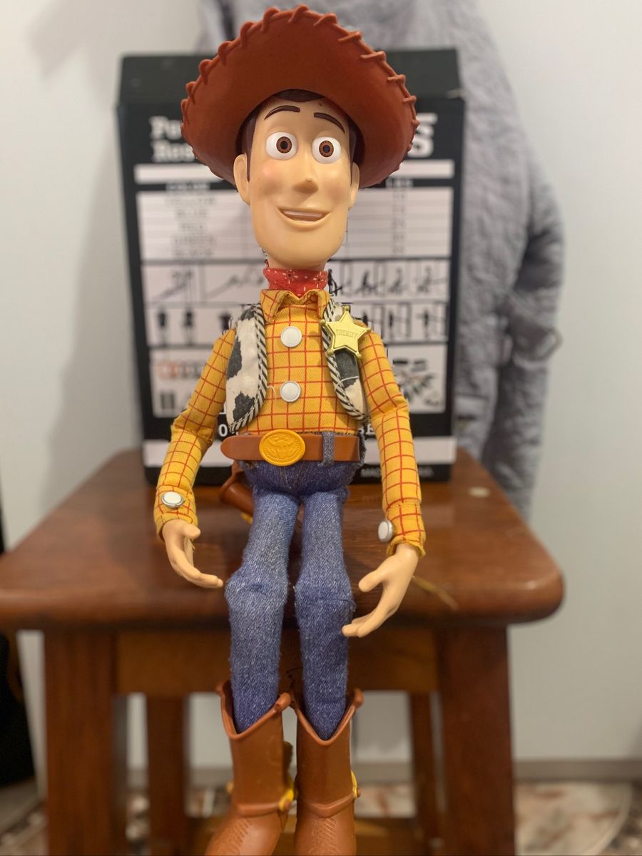 Boneco Woody Toy Story Original Brinquedo Disney Usado Enjoei