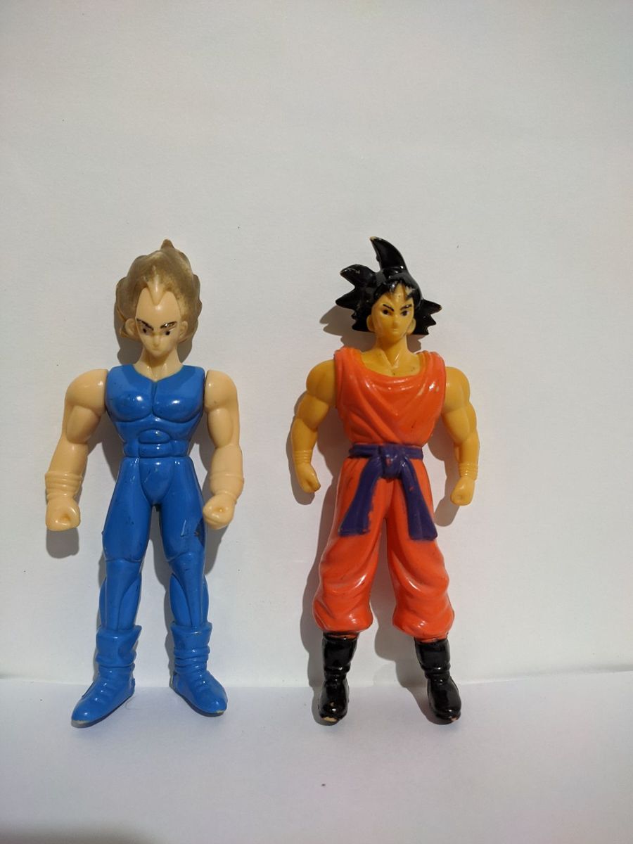 Bonecos Antigos Dragon Ball Goku e Vegeta | Brinquedo Usado 84377399 ...